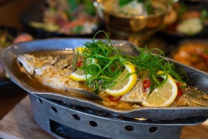Barramundi fillets in Lemon Sauce